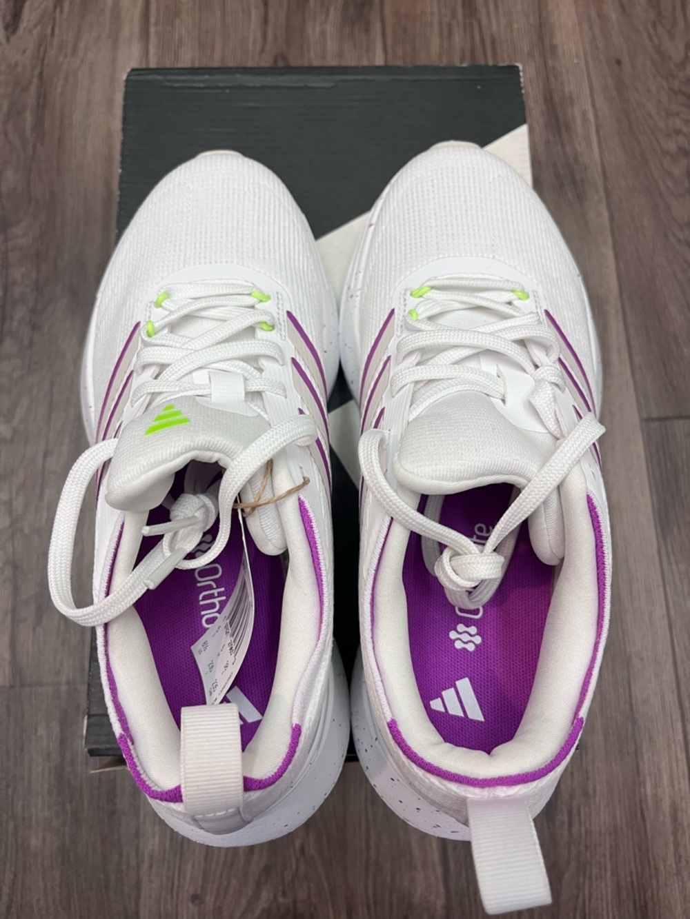 adidas White & Purple Women's Training Sneakers
